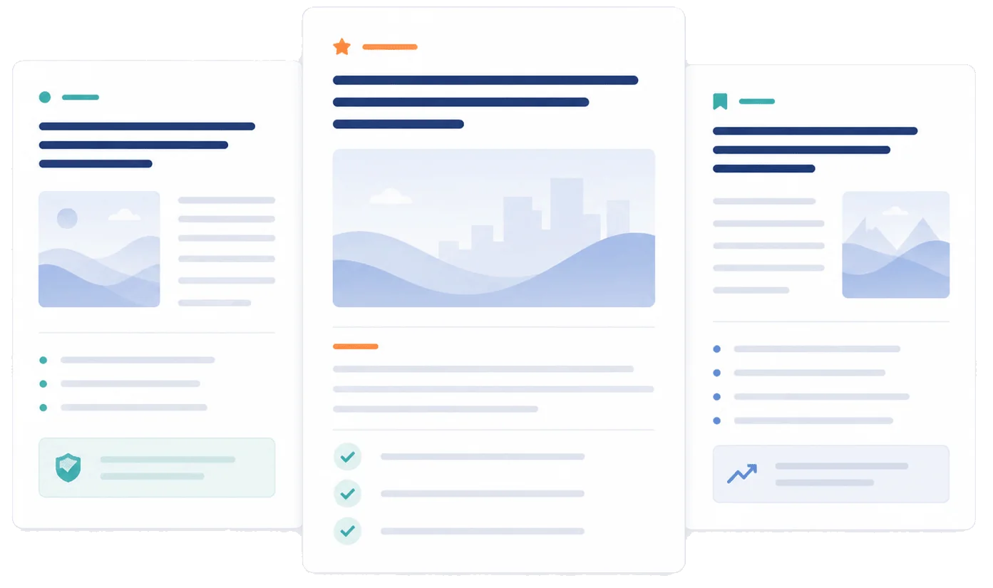 Category authority planning fit graphic showing article topics and target page support