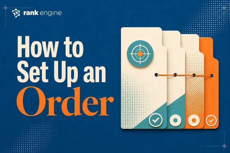 How to Set Up an Order