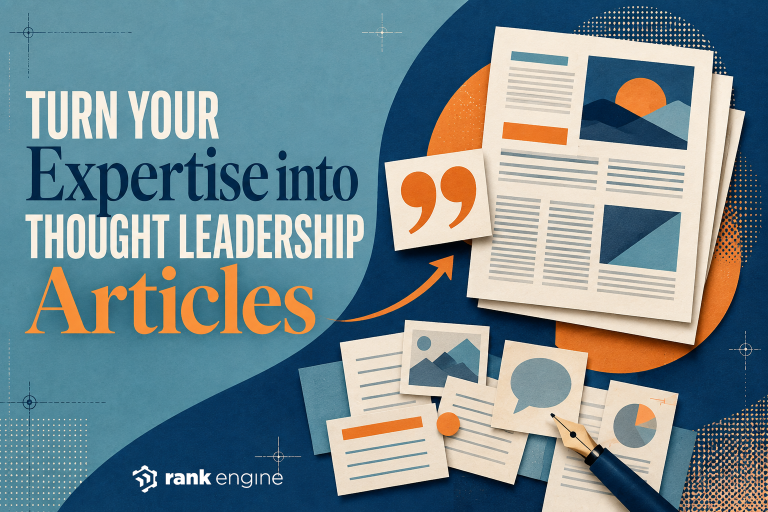 Turn Your Expertise into Thought Leadership Articles